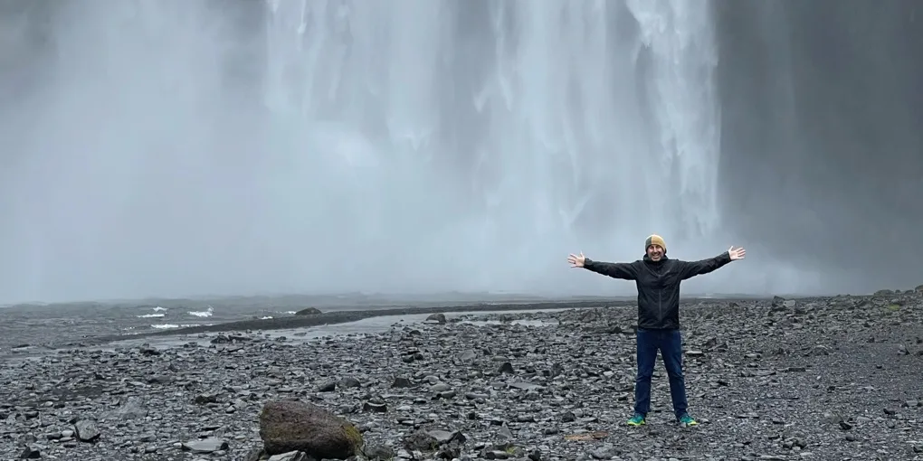 Aaron Bailey in Iceland